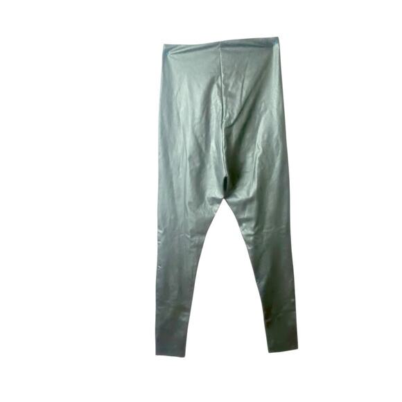 Commando Faux Leather Leggings - Size M - Black - Made in USA - Picture 2 of 9